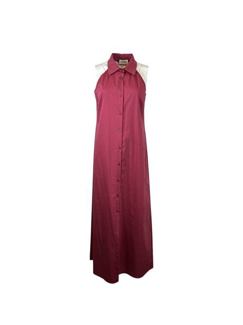 WOMEN'S LONG SOFT DRESS BURGUNDY Extè Extè | ART.6150BORDEAUX 262